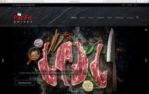 Pacific Knives Website Creation