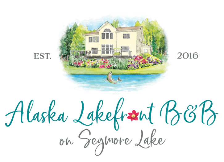 Alaska Lakefront Bed and Breakfast logo design