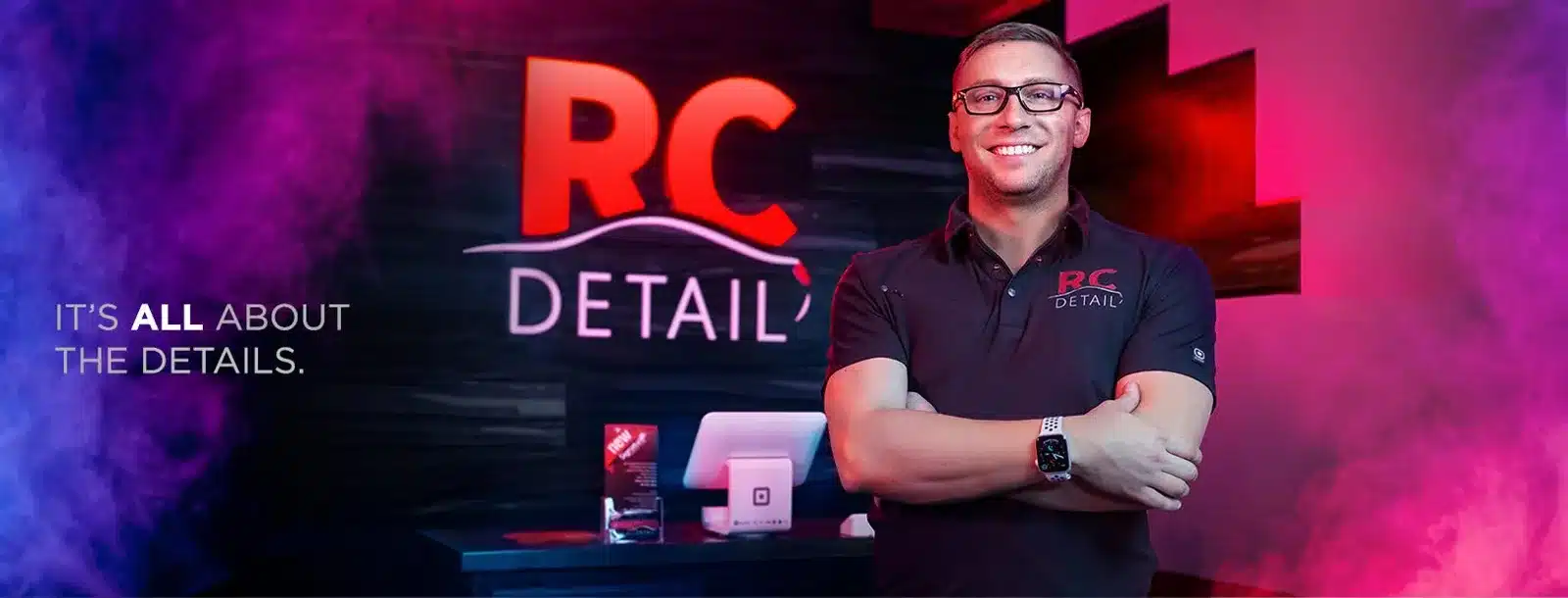 RC Detail ad creative, "It's All About the Details," designed by Hatcher Digital